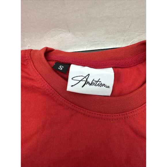 Red Ambition Shorts/Shirt Combo SMALL Unisex {77} - Picture 3 of 12